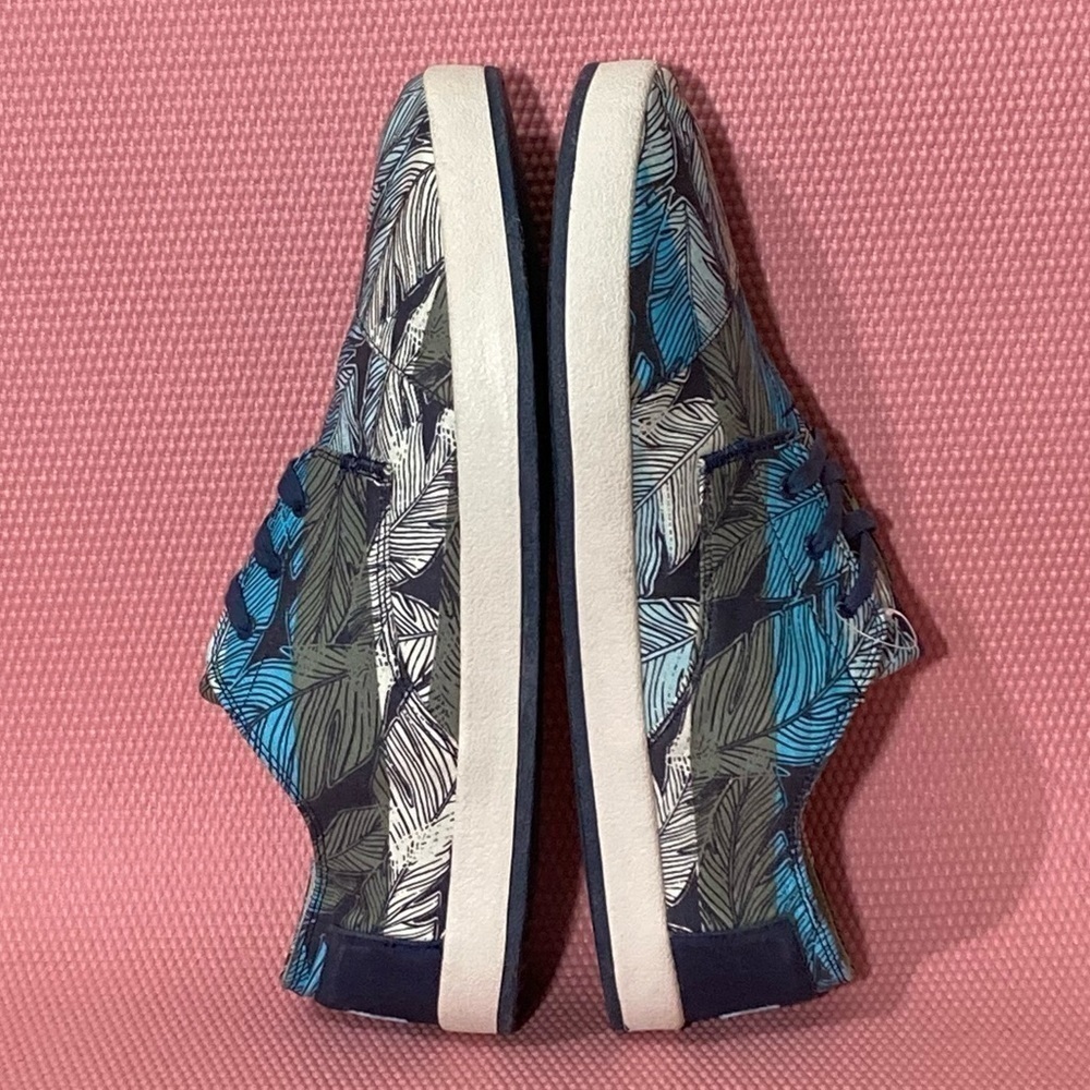 Toms Mens Palm Leaf Pattern Multi Colored Lace Up Casual Sneaker Shoes - Sz 11.5 - Picture 7 of 13